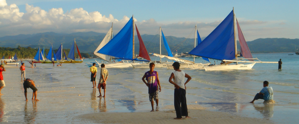 poncho cape red sun protection sail boat boracay