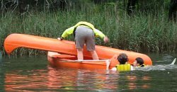 Canoeing fully clothed